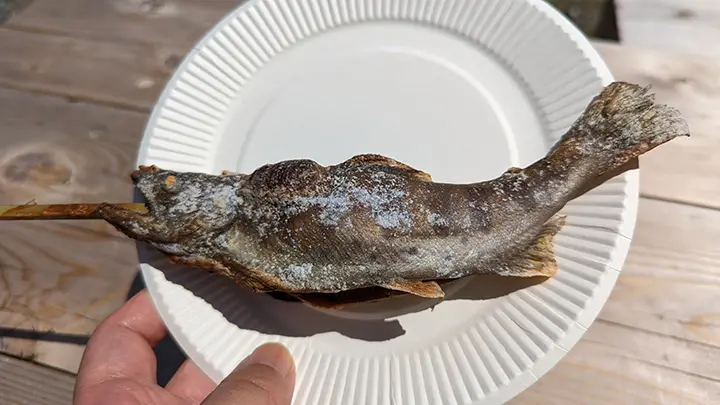 あまごの塩焼き