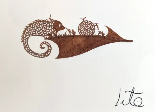 リトの切り絵展03