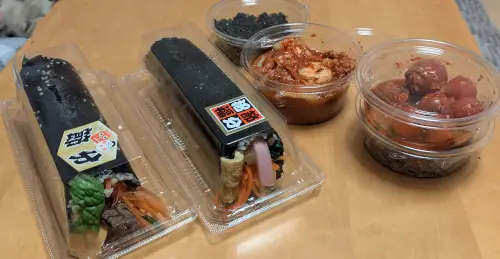 恵方巻とキムチ