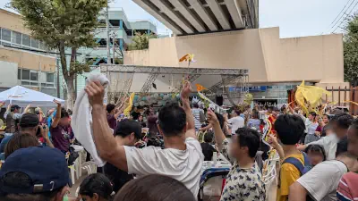 大盛り上がり