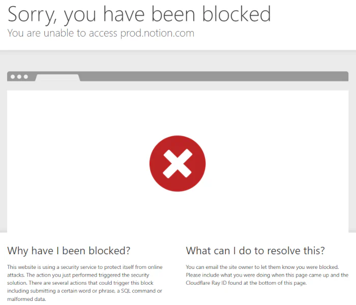 Sorry, you have been blocked